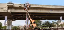 Gambar untuk Semarak HUT ke-81 RI Adapundi Dukung Kemeriahan Panjat Pinang Kalimalang